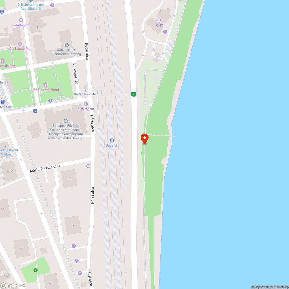 Szőnyegbombázás Dél-Budán bejelentés helye