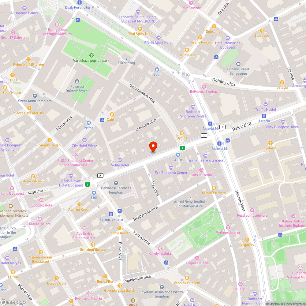 Hatalmas kátyúk Kossuth Lajos úton Hotel Bp Center előtt bejelentés helye