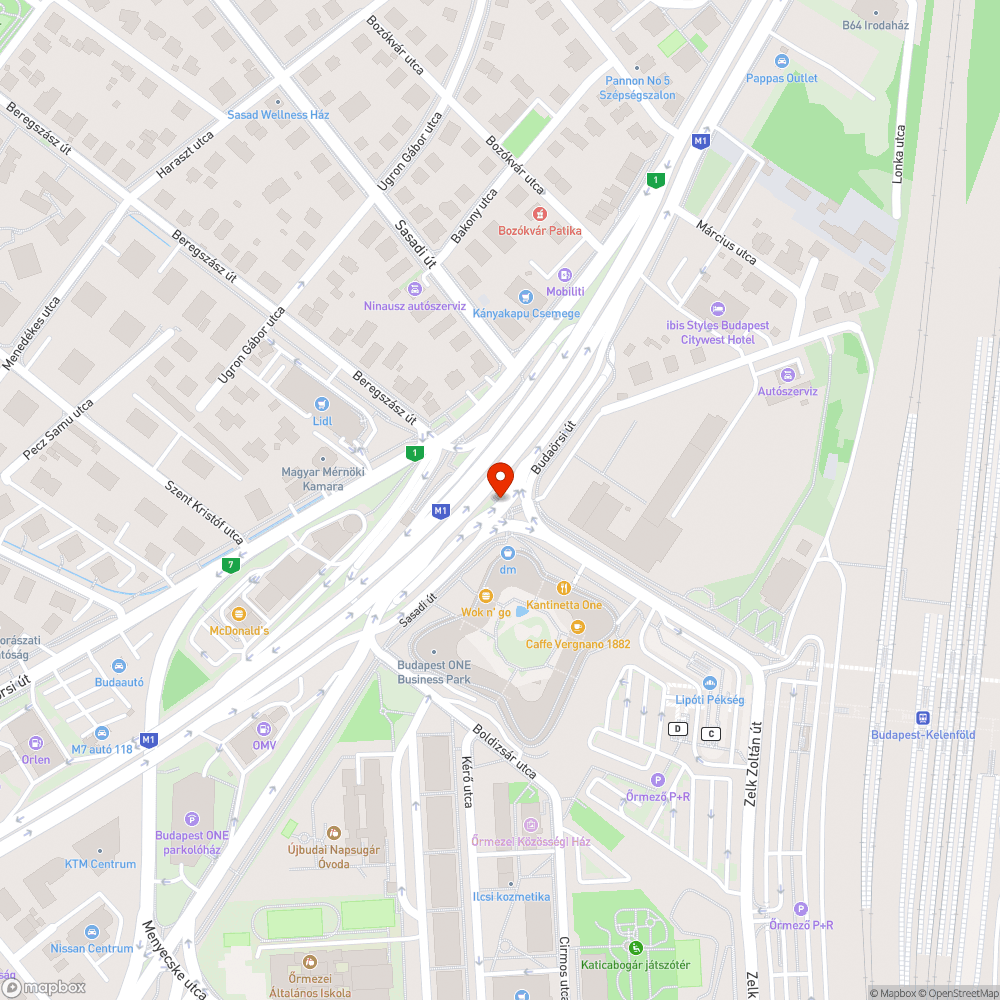 Veszélyes gyalogosátkelő bejelentés helye