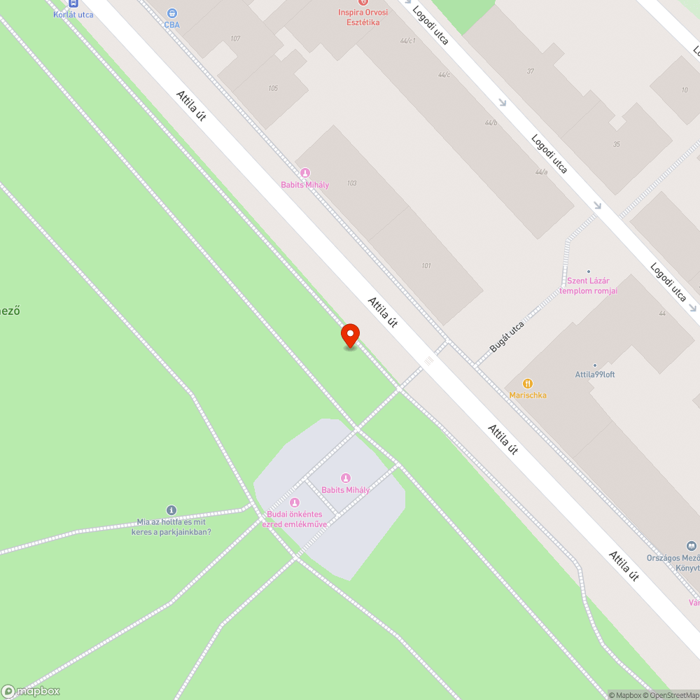 Vadcseresznye bejelentés helye