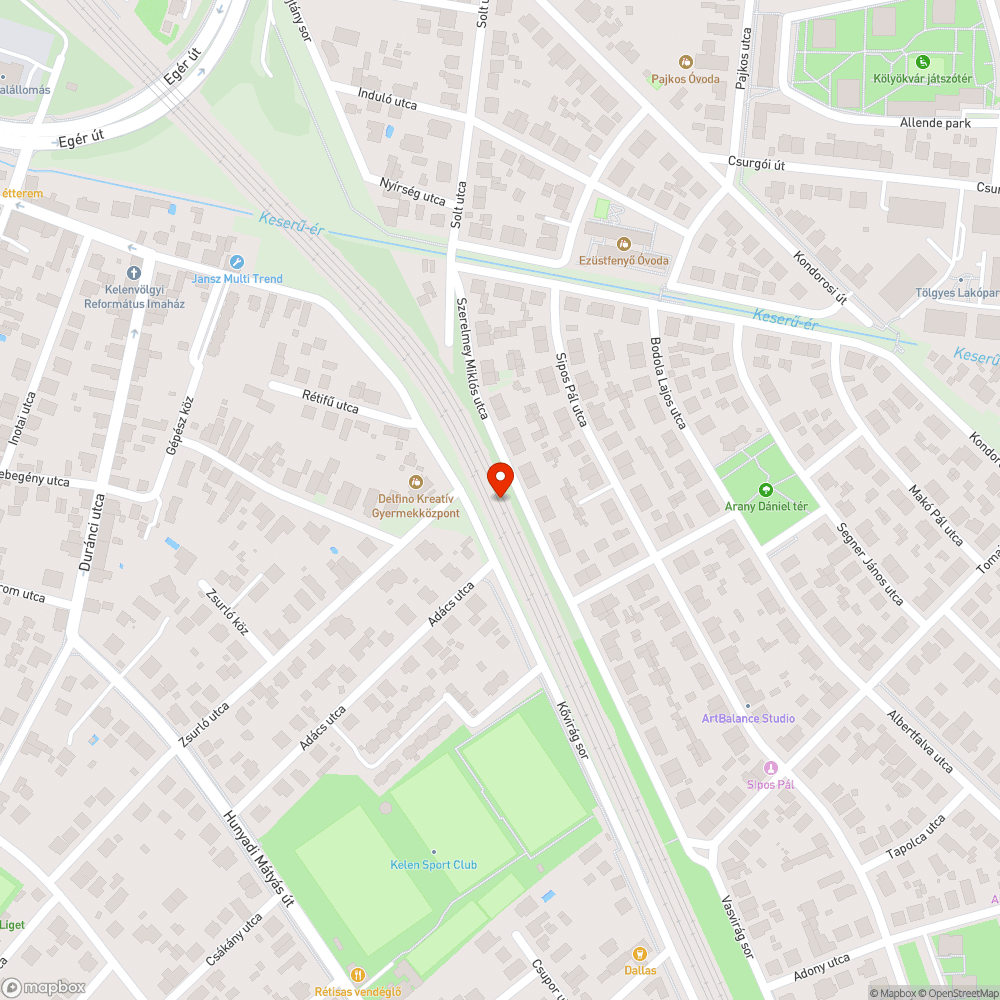 Vonatok dudálása éjjel-nappal bejelentés helye