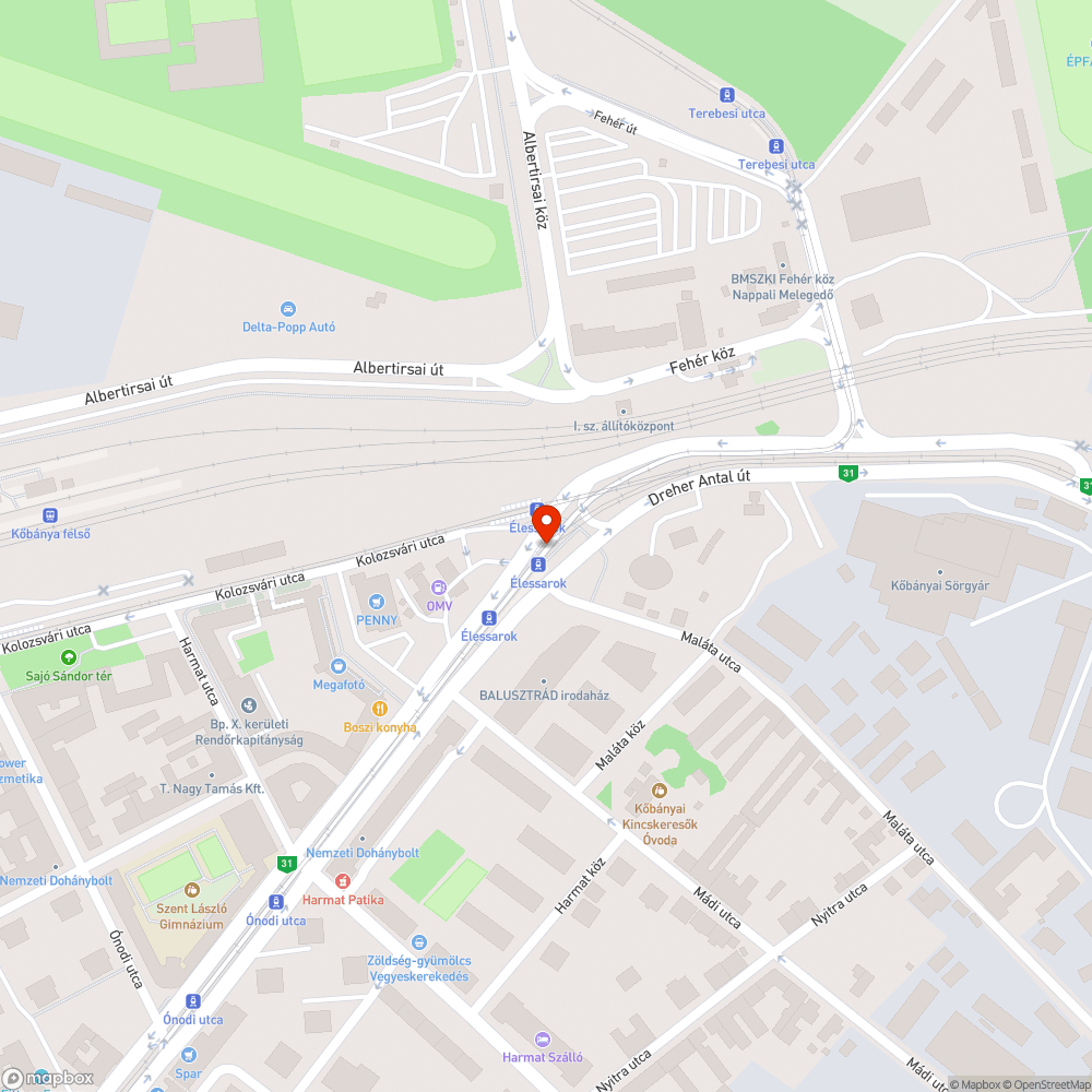 Graffitiktől elrondított elektromos doboz bejelentés helye