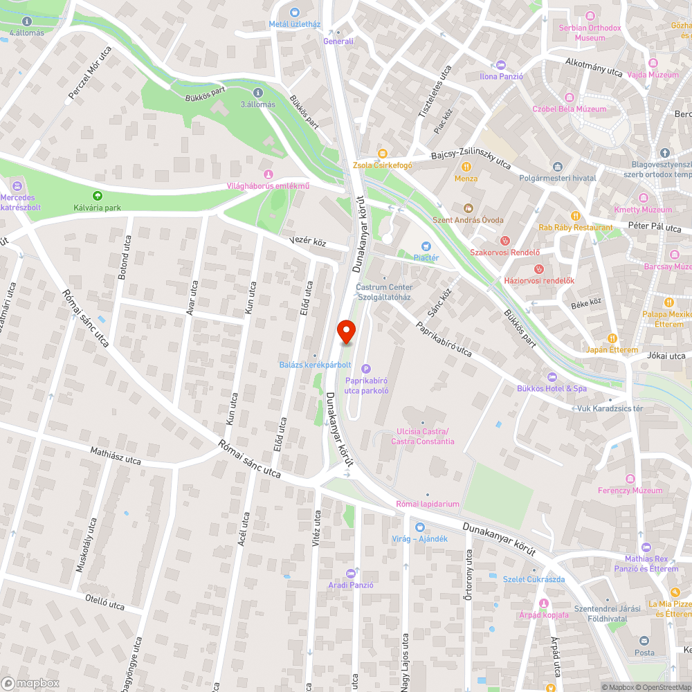 Kiszáradt fa a buszparkolónál bejelentés helye