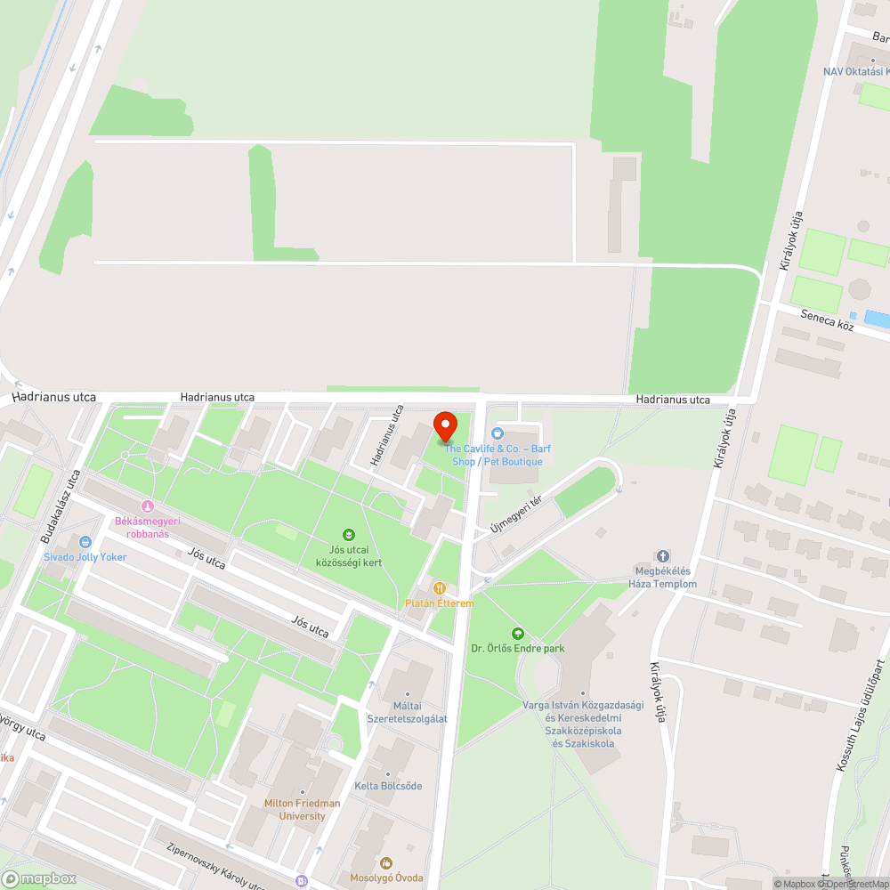 Funkció nélküli tér bejelentés helye