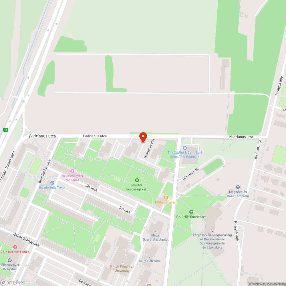 Erőteljesen megsüllyedt víznyelő bejelentés helye