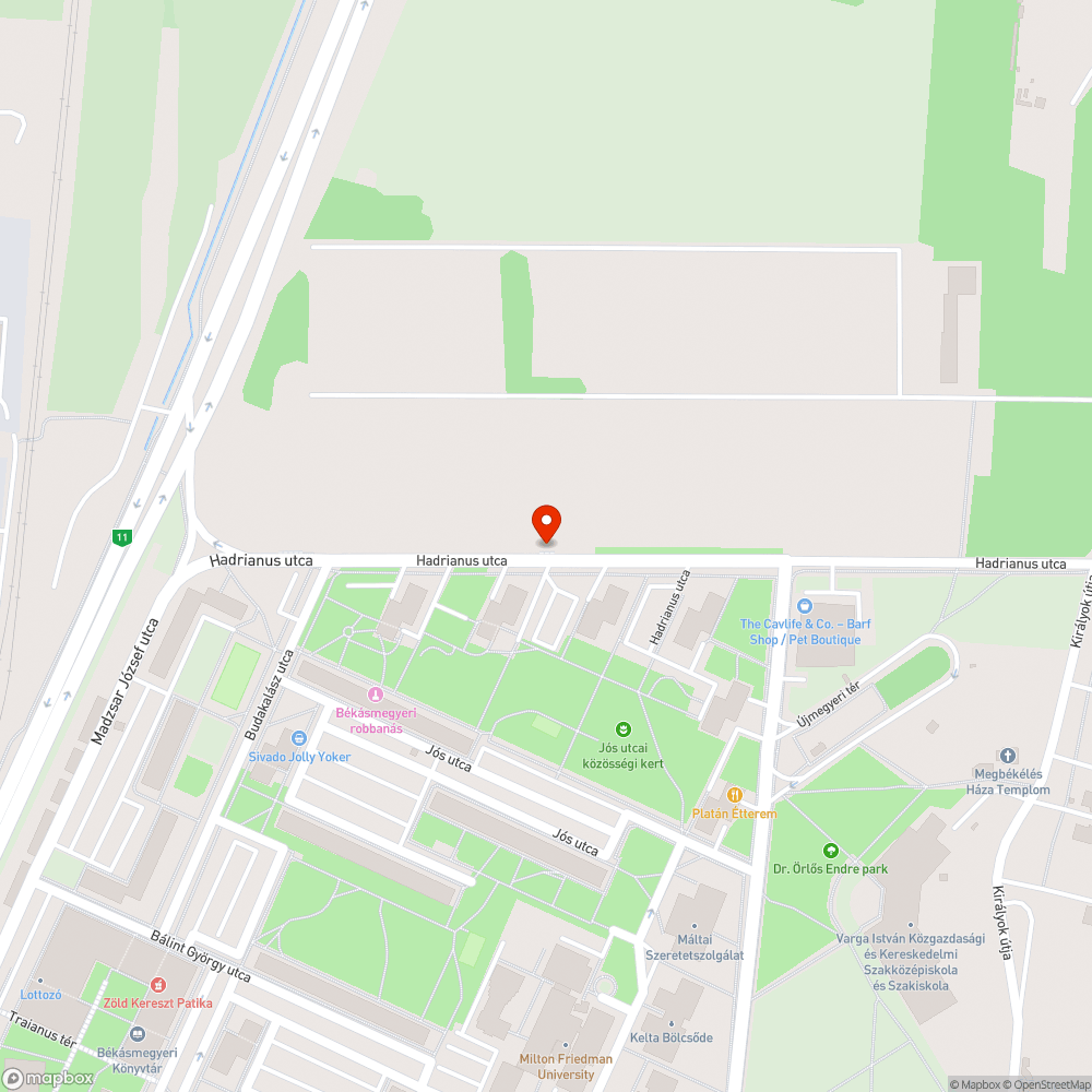 Esőbeálló hiánya bejelentés helye