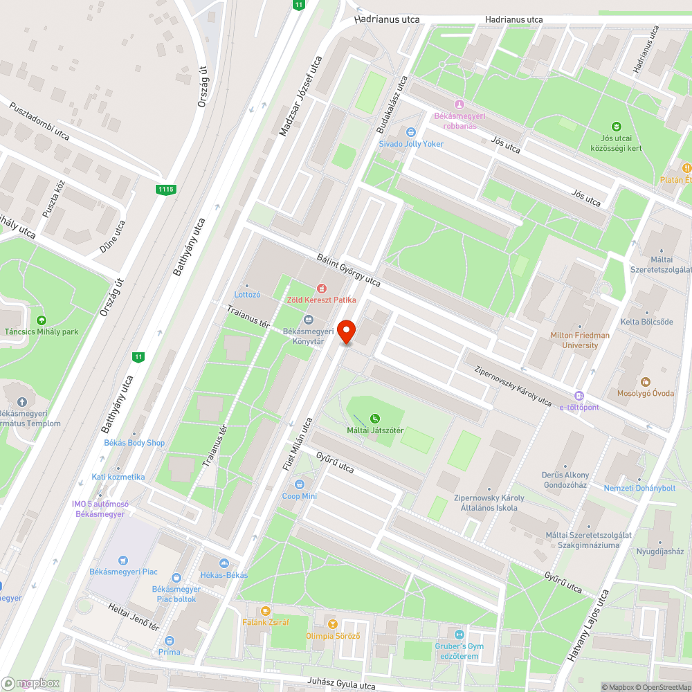 Nagyon rossz állapotú pad bejelentés helye