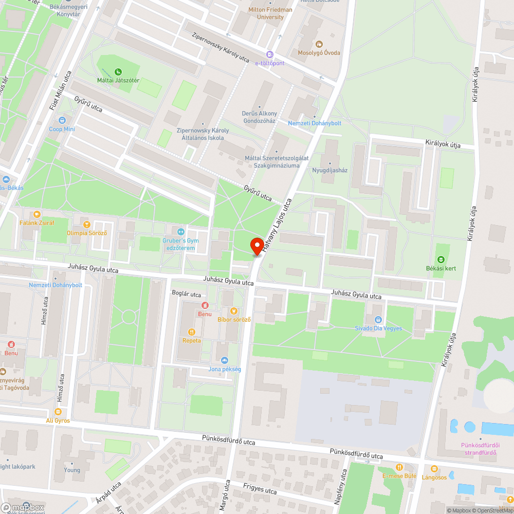 Eltört léc bejelentés helye