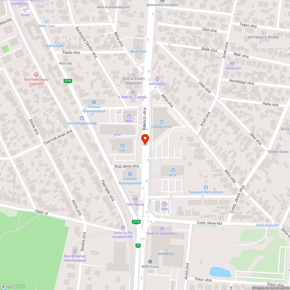 Eldugult csatornák bejelentés helye