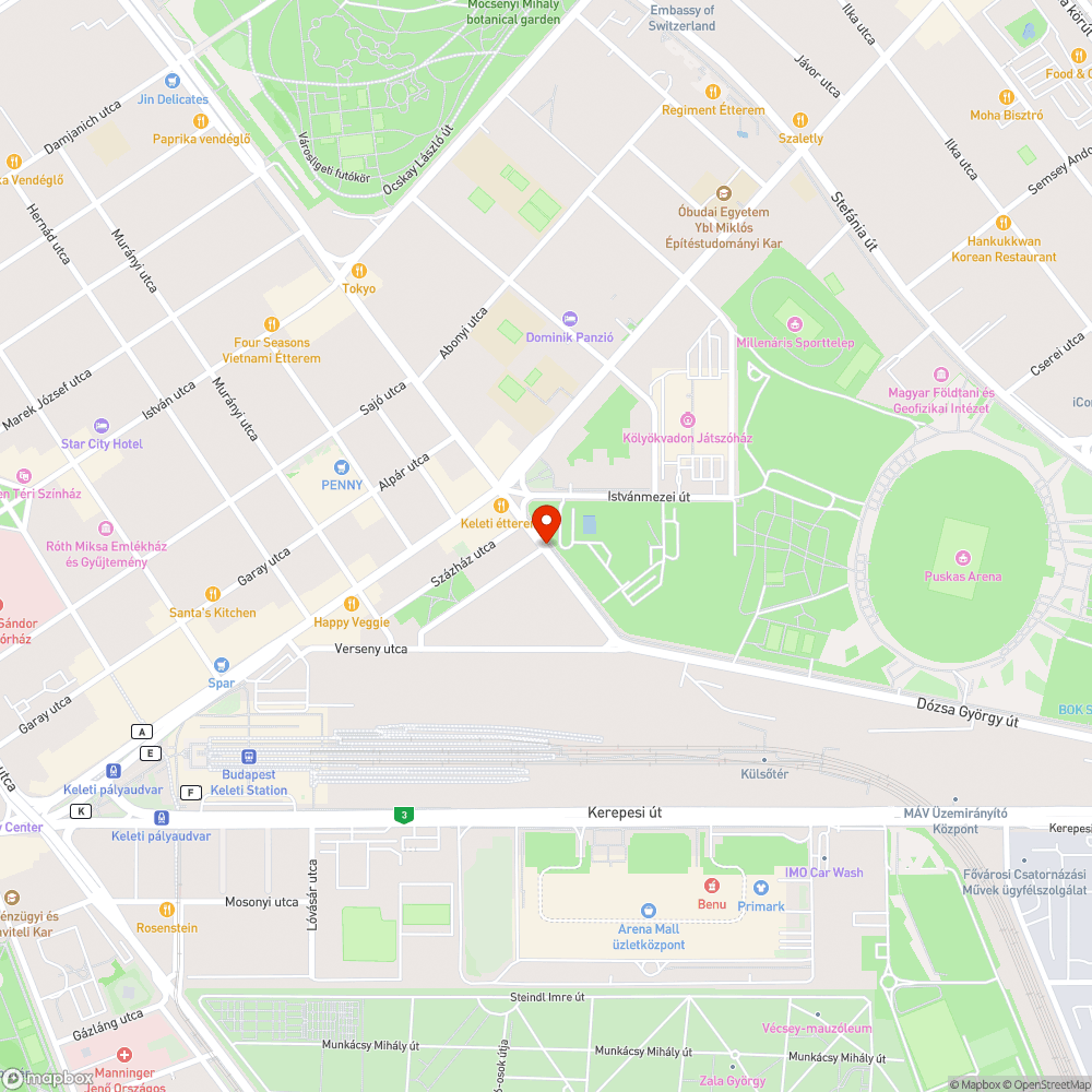 Rongált közlekedési tábla bejelentés helye