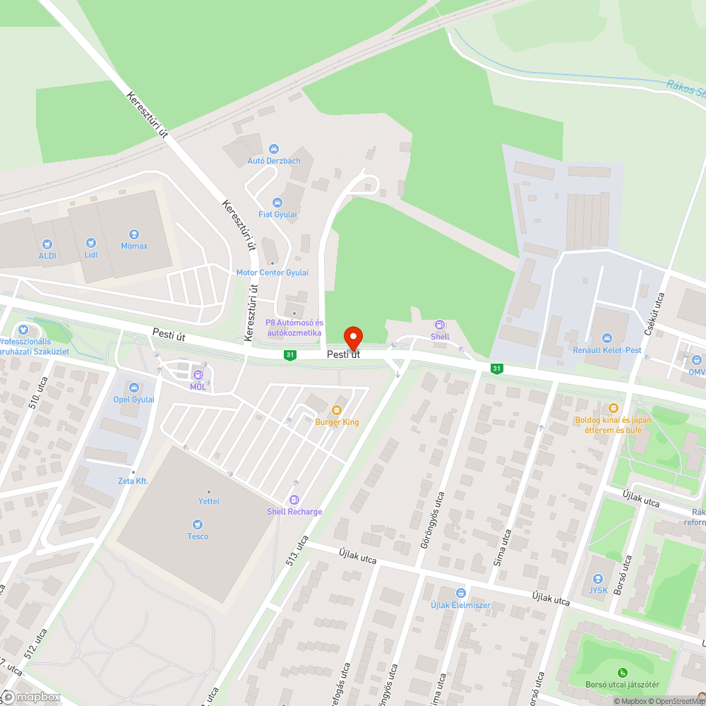 Szekér bejelentés helye