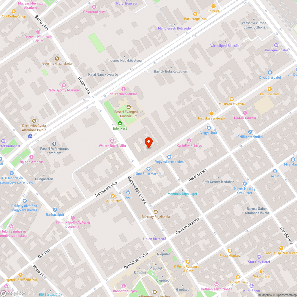 Székek és kartonok bejelentés helye