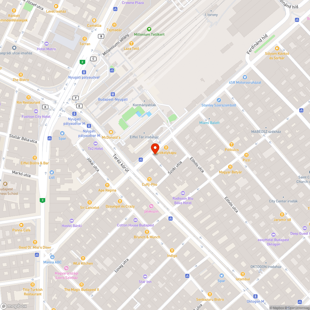 Eltünt közlekedési tábla bejelentés helye