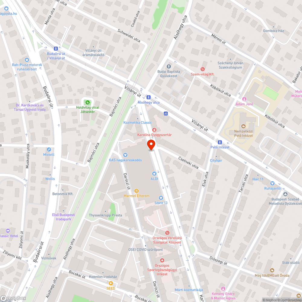 Roncsautó bejelentés helye