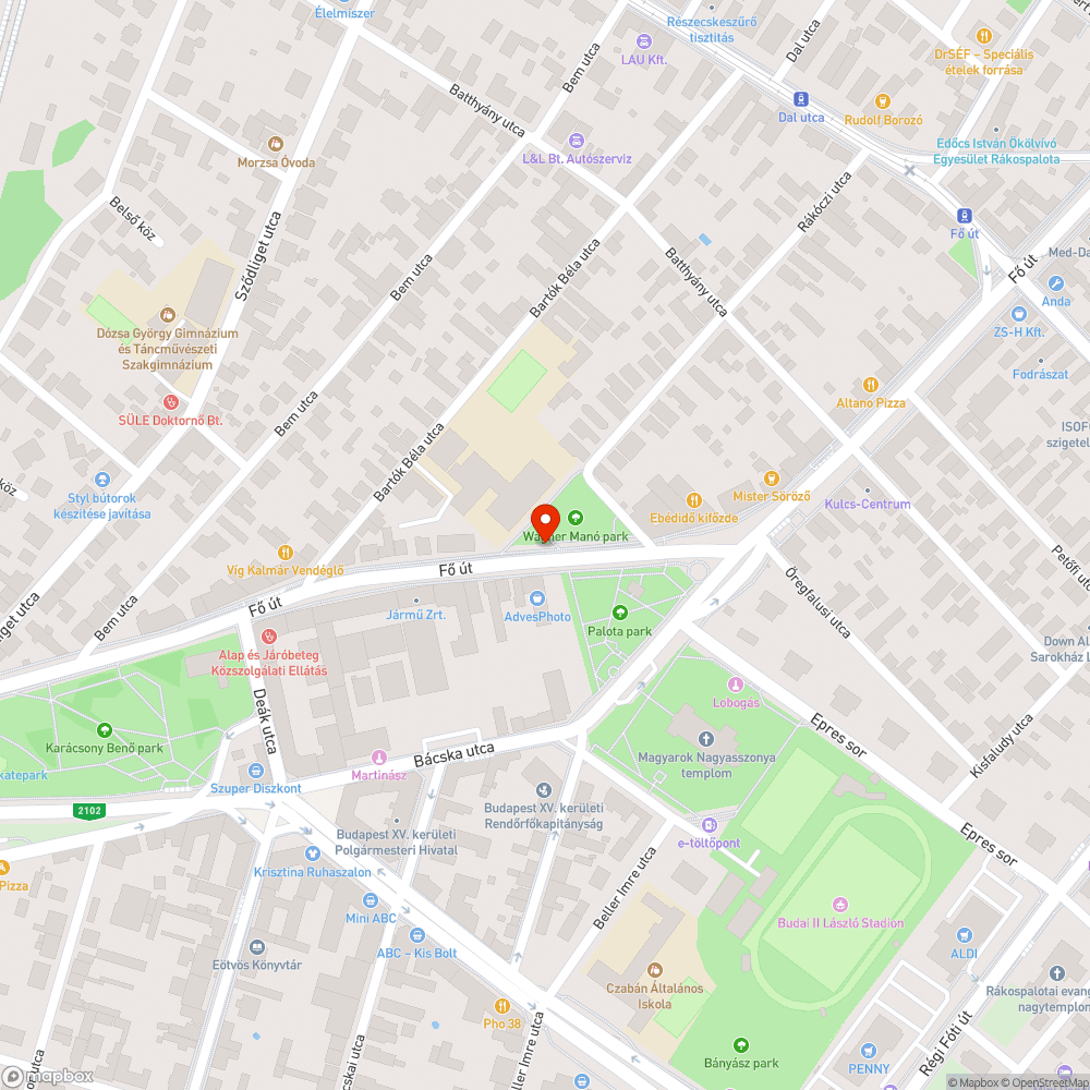 Ford Escort - Fő út bejelentés helye