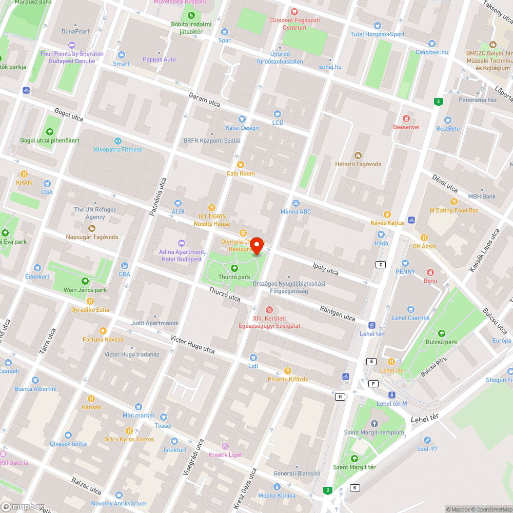 Beszakadó fedél bejelentés helye