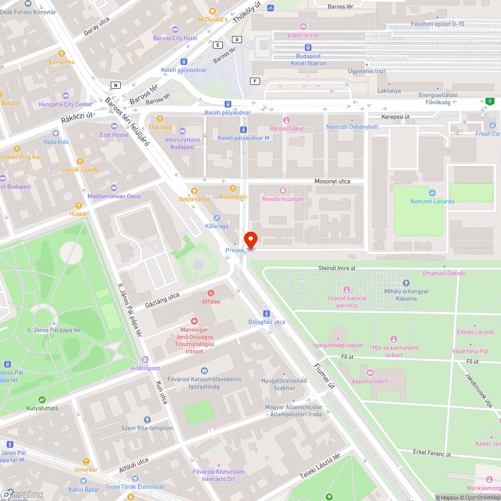 Több zsák szemét bejelentés helye