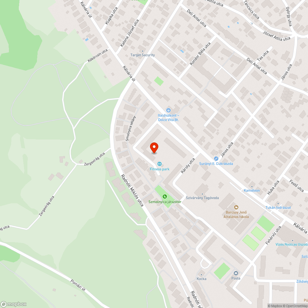 Nem működő térfigyelő kamera. bejelentés helye