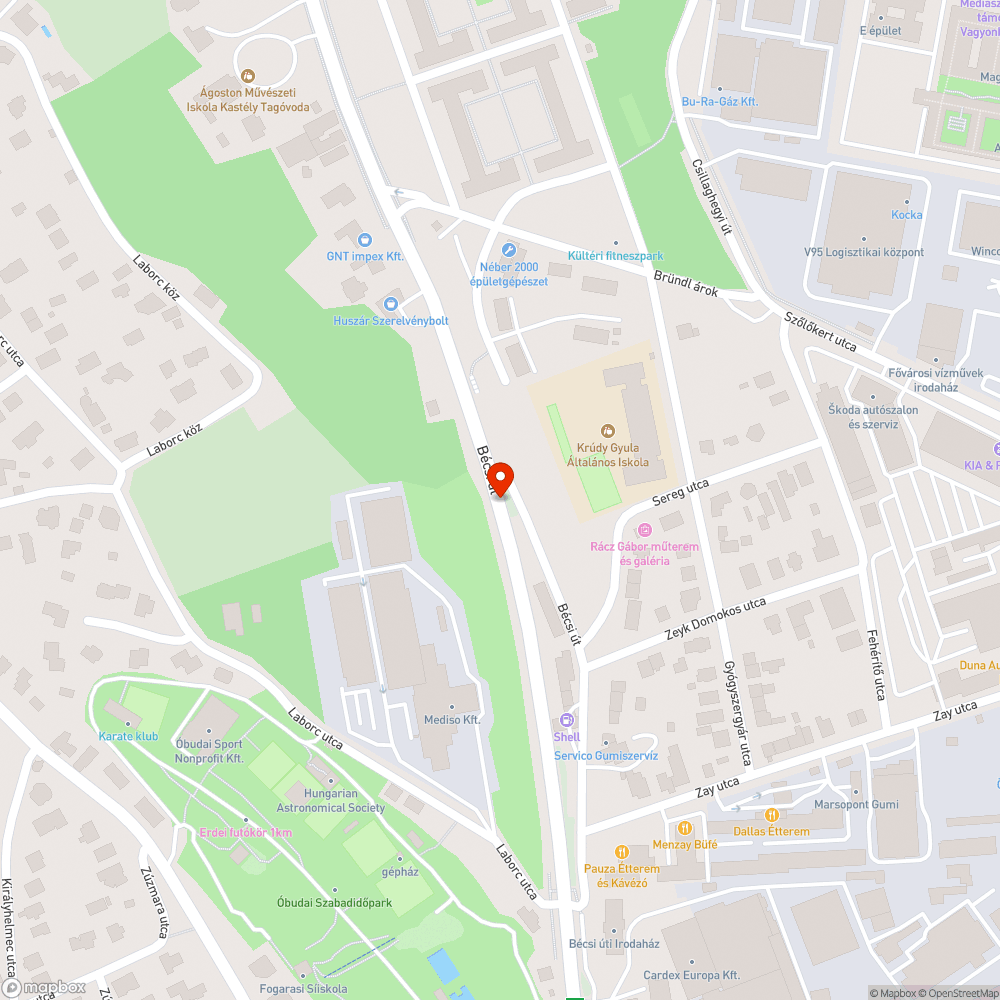 Üres oszlop bejelentés helye