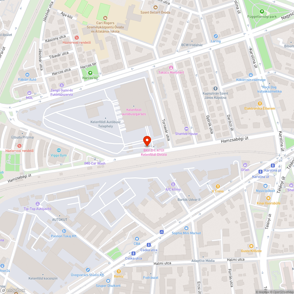 Fedelek a Hamzsabégi úton bejelentés helye