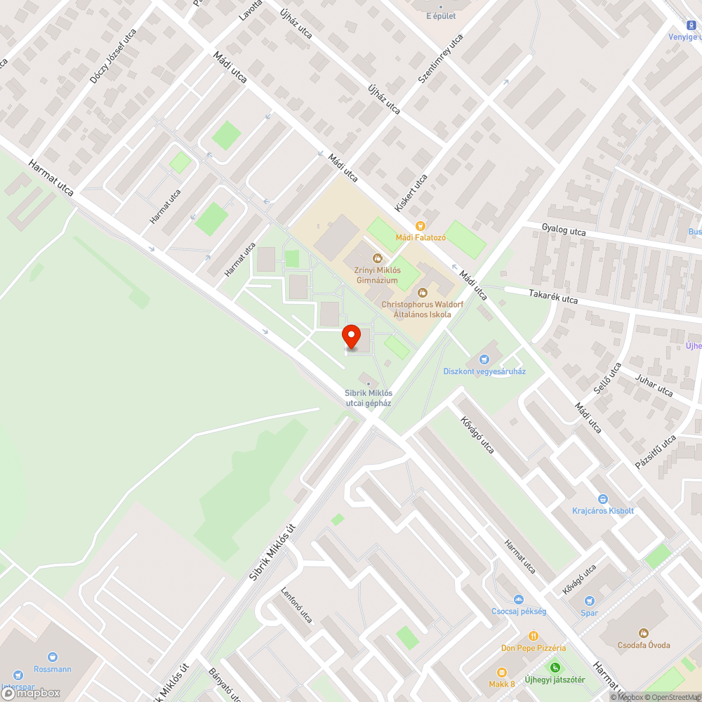 Graffitiktől elronditott èpitmèny bejelentés helye