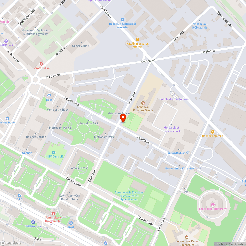 Roncsautó bejelentés helye