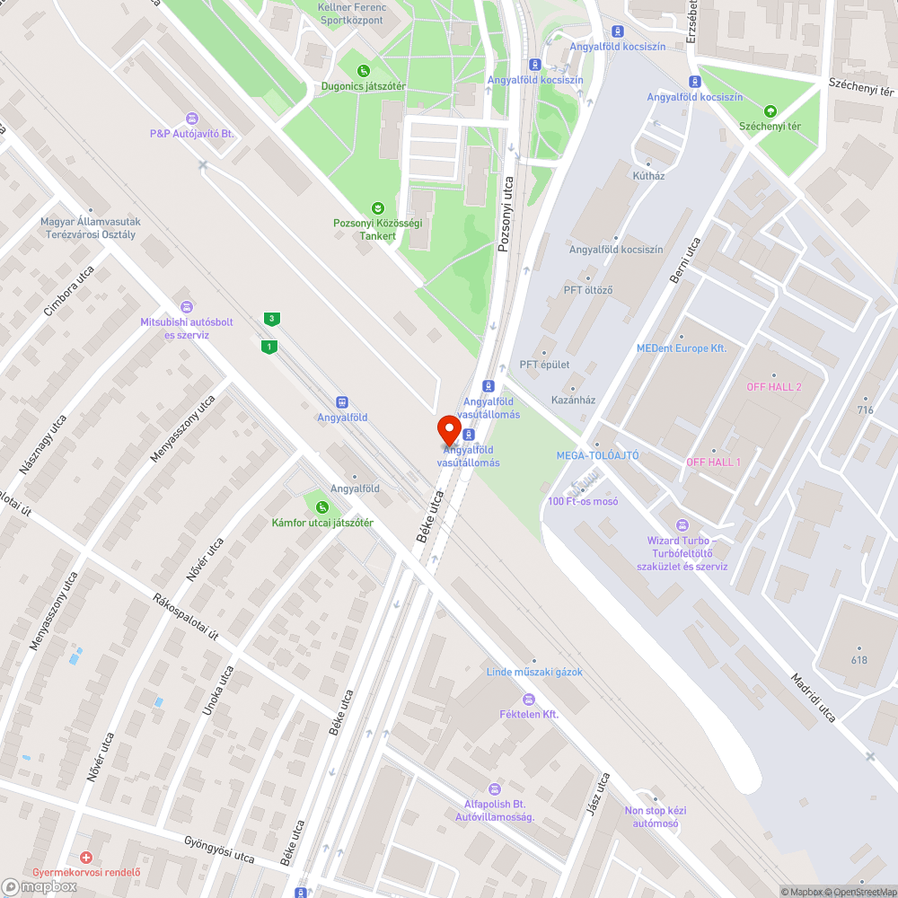 graffiti bejelentés helye