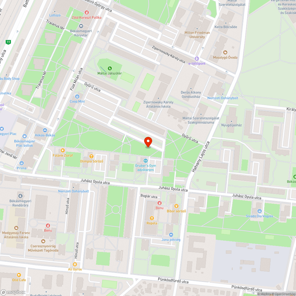 Óriási betondarab bejelentés helye