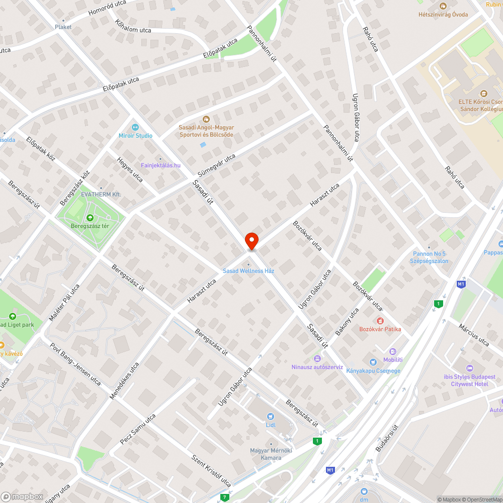 Kátyú bejelentés helye