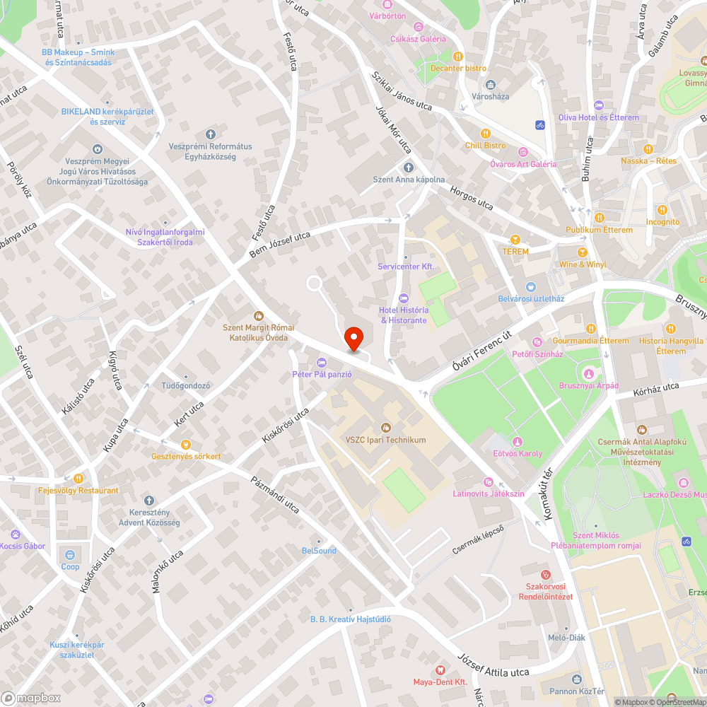 Sérült fedlap pár bejelentés helye