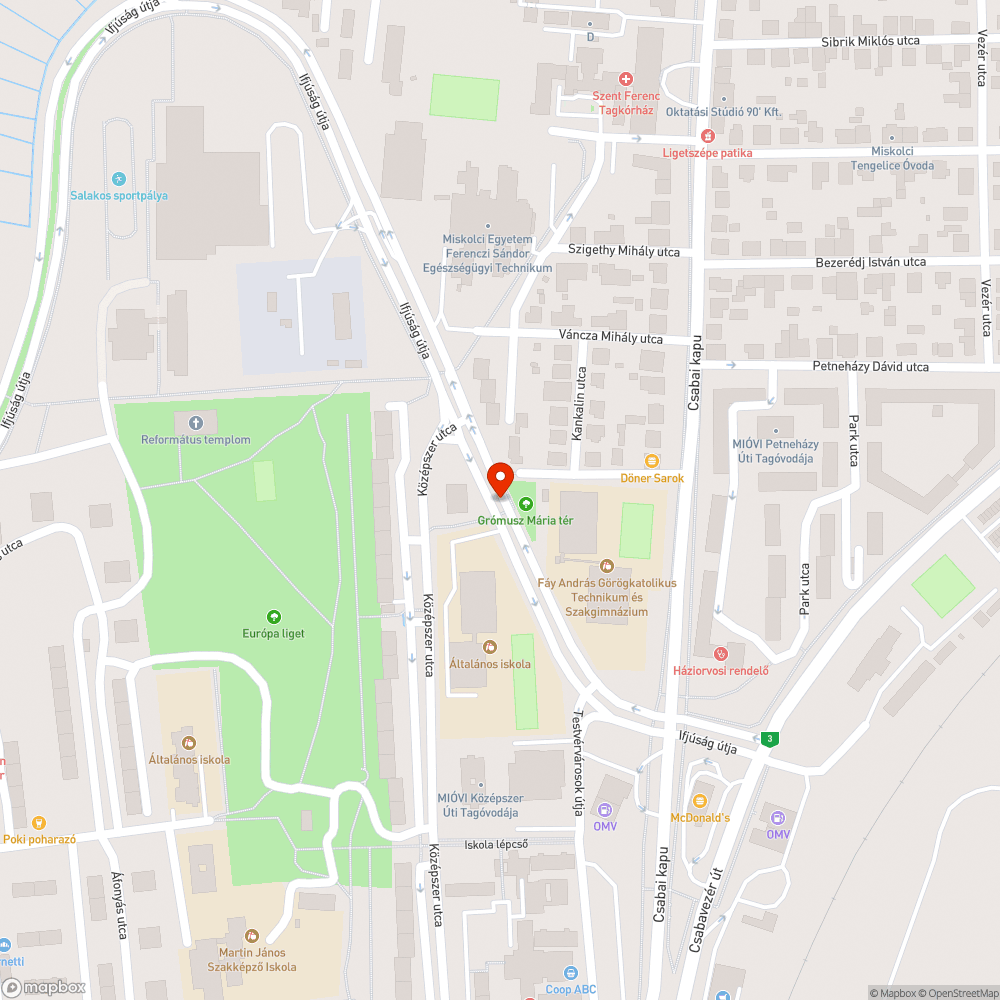 Tele az akna bejelentés helye