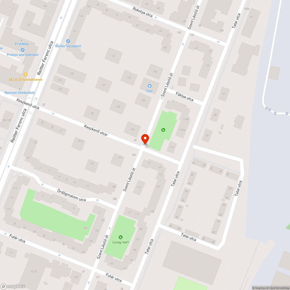 Halott fa bejelentés helye