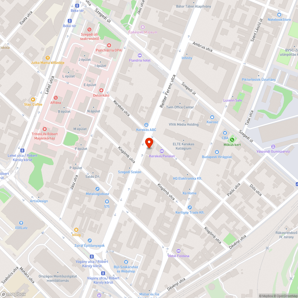 Halott fa bejelentés helye