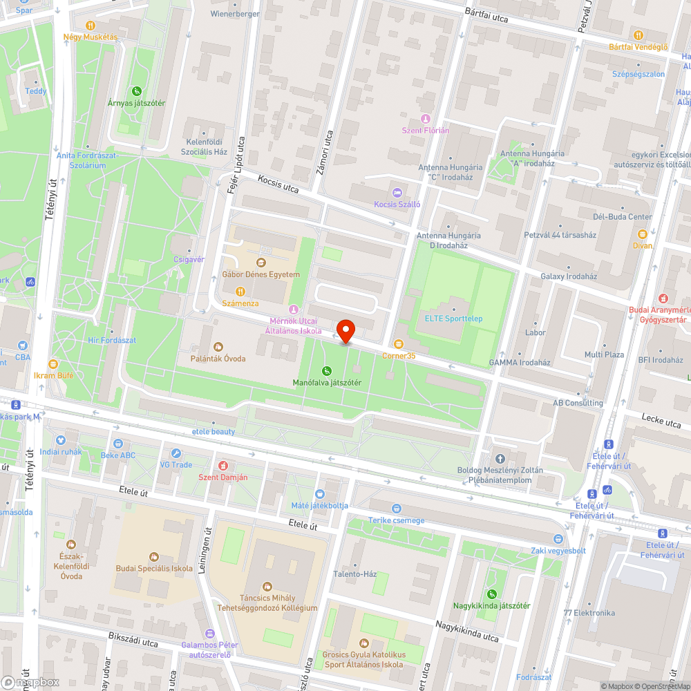 Kidobott karácsonyfa a játszótéren bejelentés helye