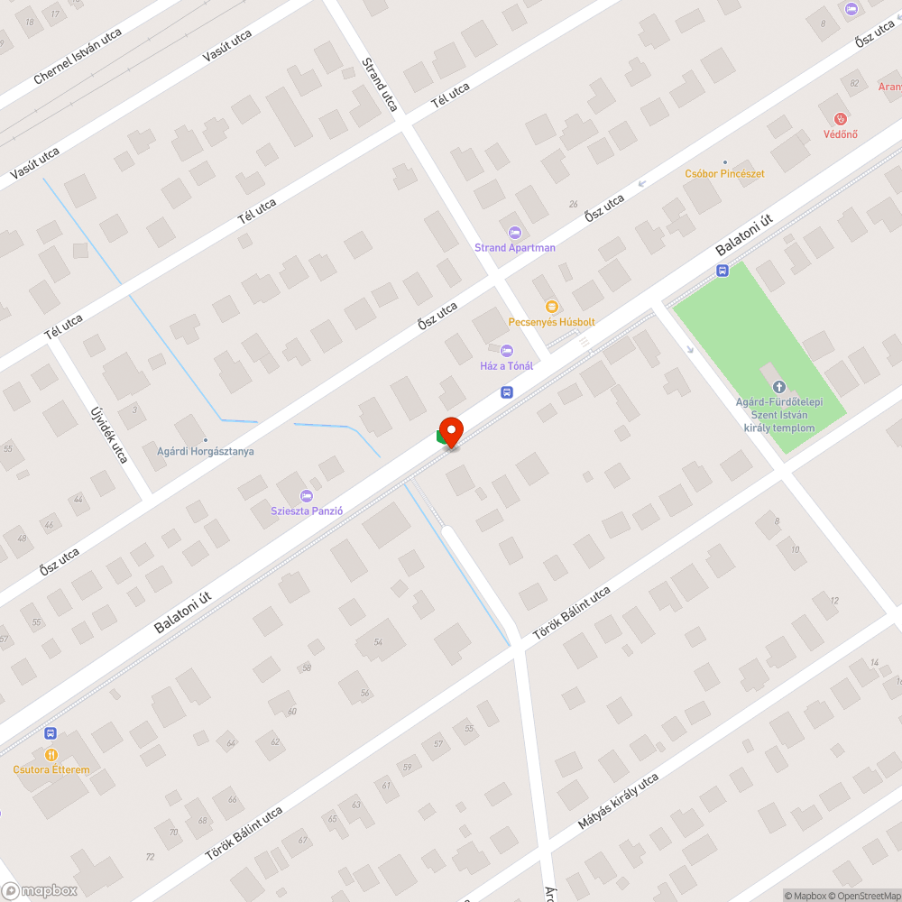 Több lámpa nem ég a Balatoni út 105. környékén bejelentés helye