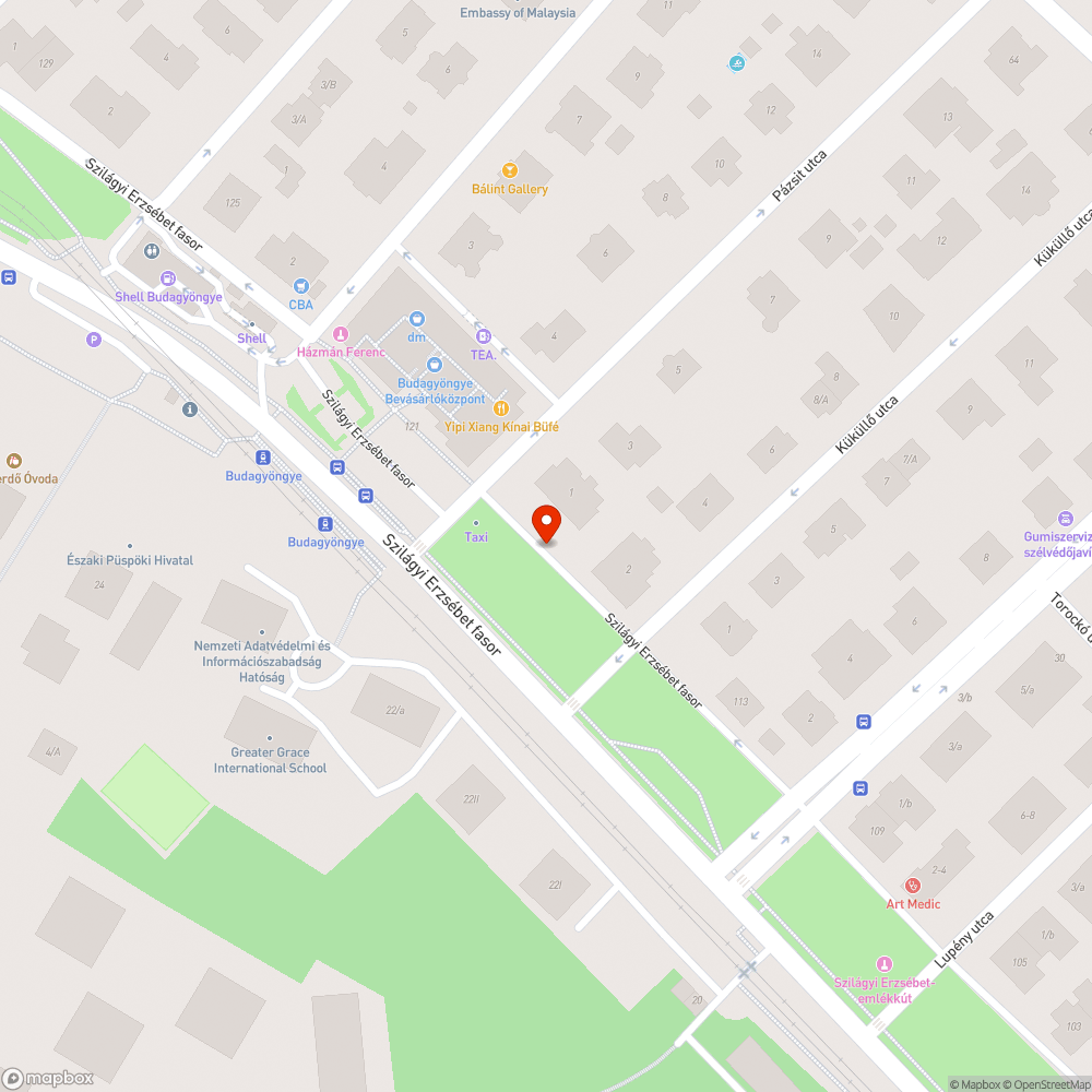 Betontörmelék zöldterületen bejelentés helye