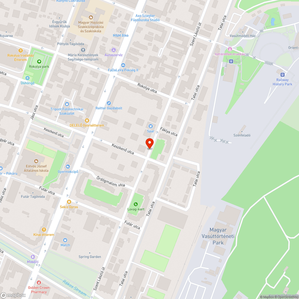 Kiszáradt nagy fa bejelentés helye