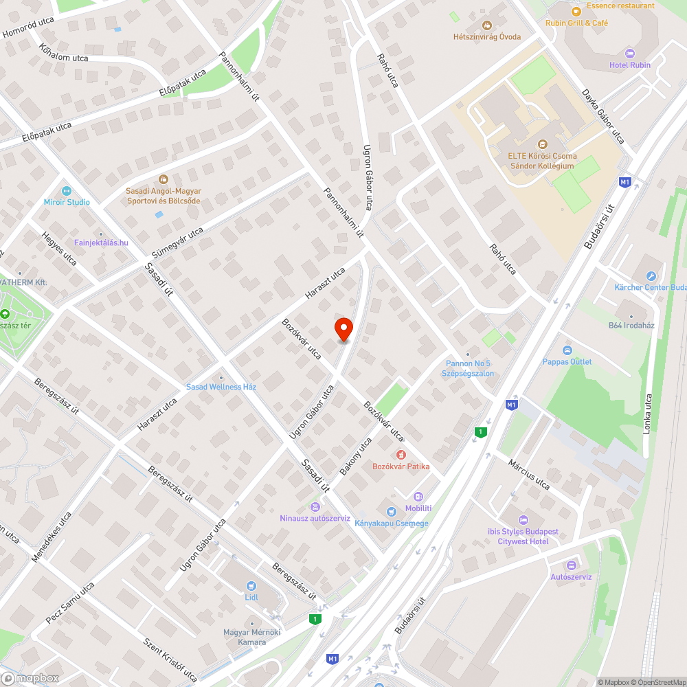 Botlás a járdán bejelentés helye