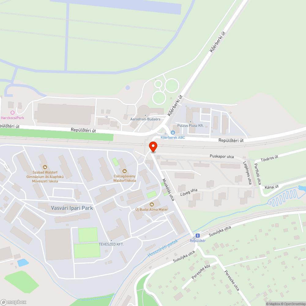 Üres oszlop bejelentés helye