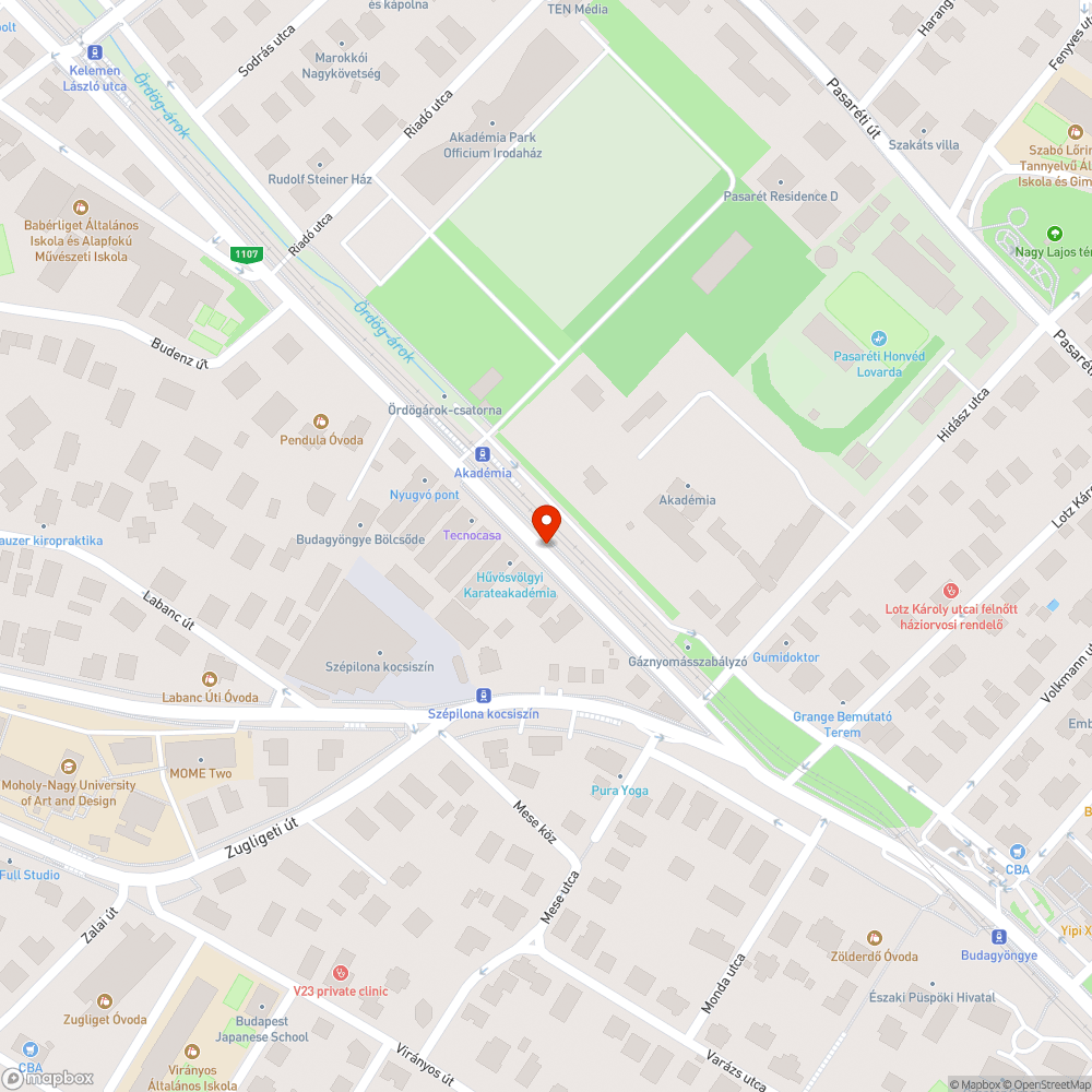 Elpusztult fák bejelentés helye