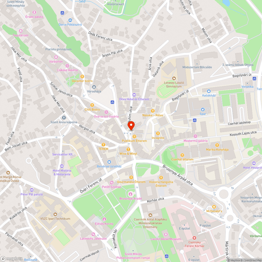 Törött fedél bejelentés helye