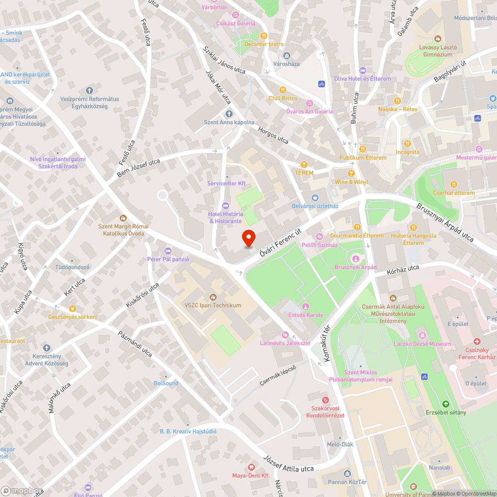 Buszöböl bejelentés helye