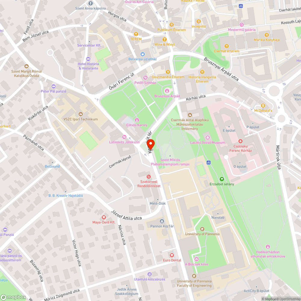 Törött tábla bejelentés helye