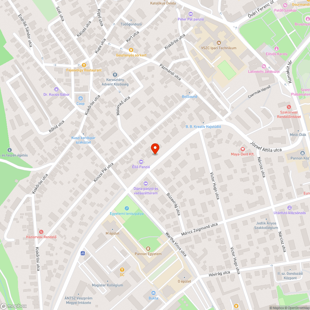 Borzalmas járda bejelentés helye