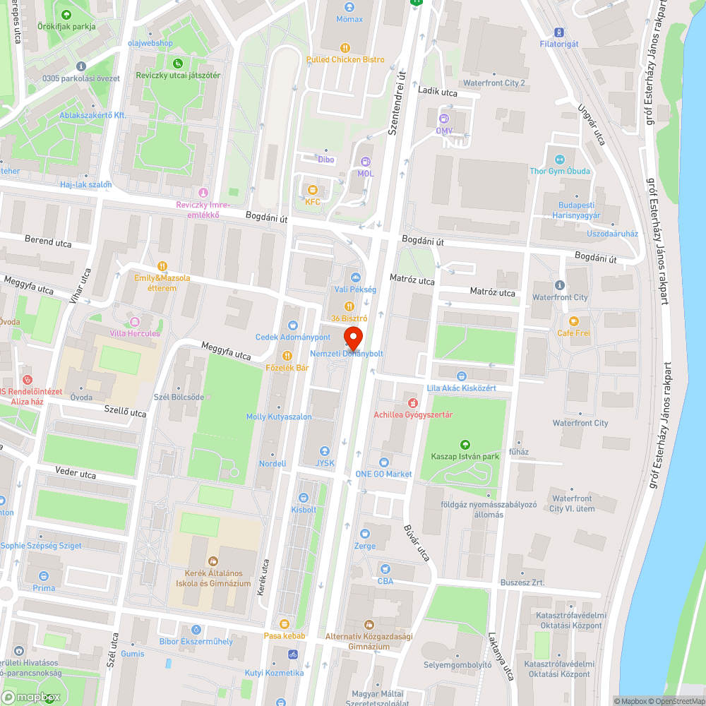 Graffiti bejelentés helye