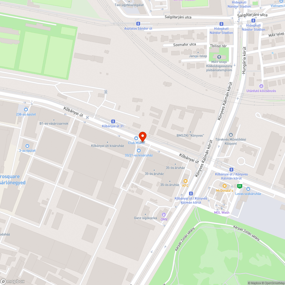 Szeméttelep nyílt a Kőbányai úton bejelentés helye