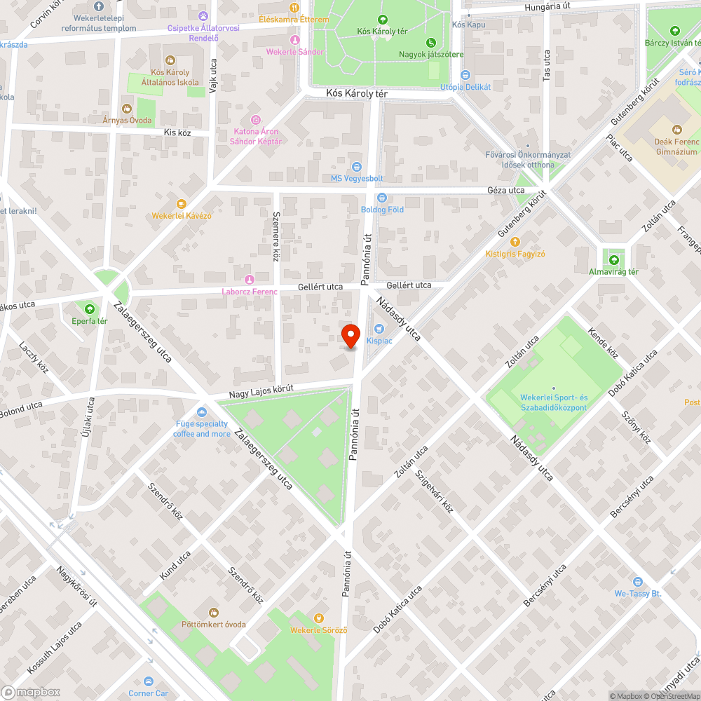 Elhagyott Mazda bejelentés helye