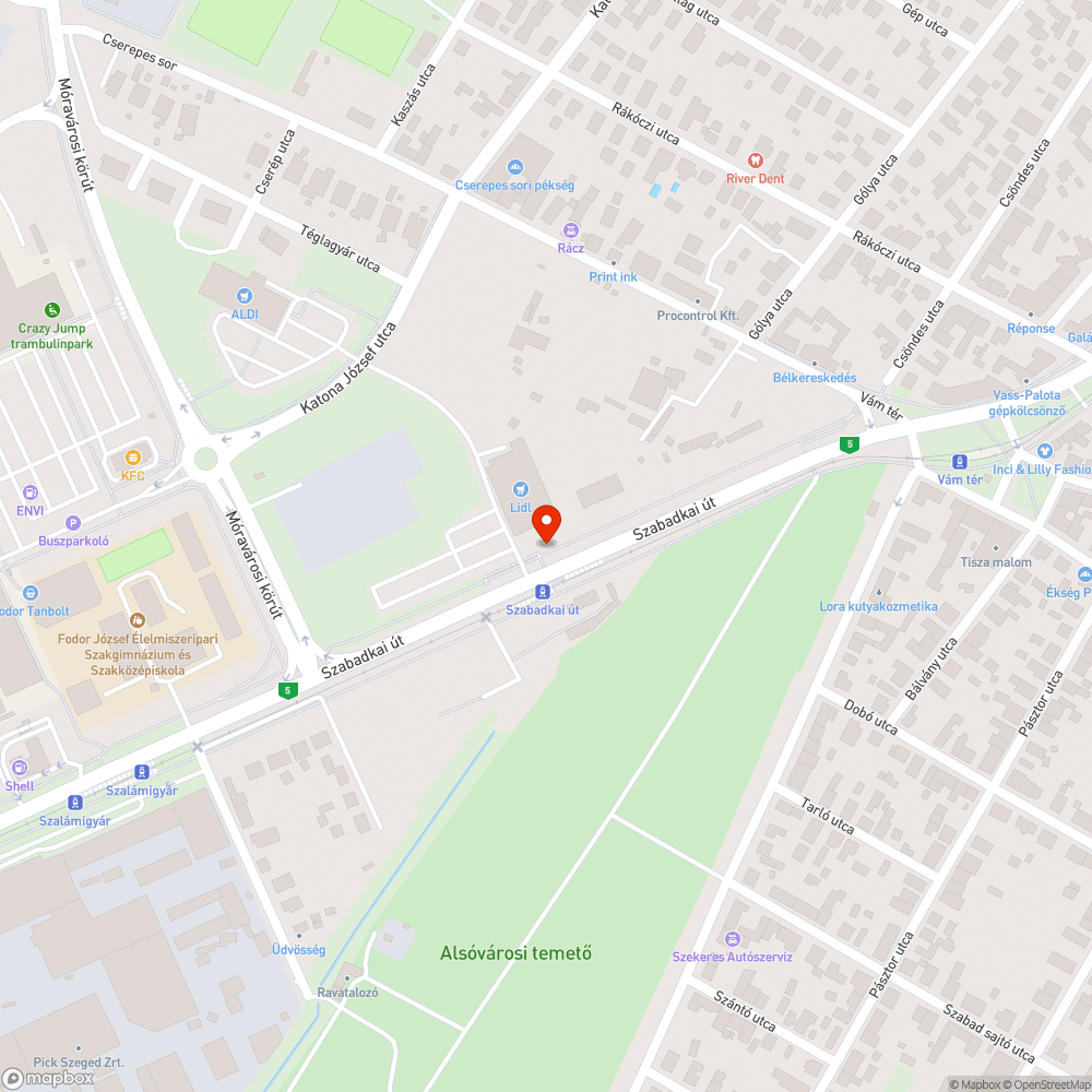 Letaposott terület bejelentés helye