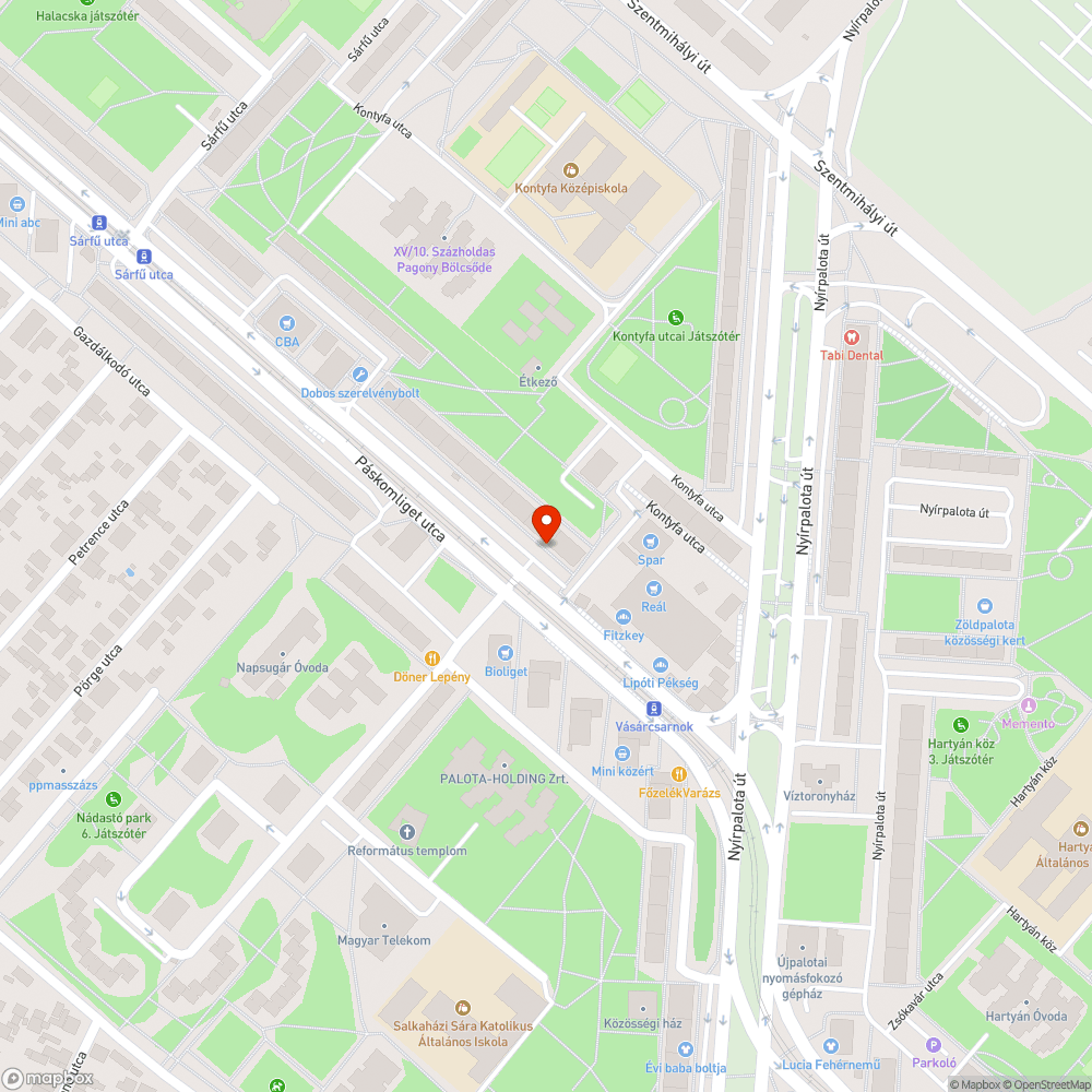 Elhagyott lejárt műszakis jármű bejelentés helye