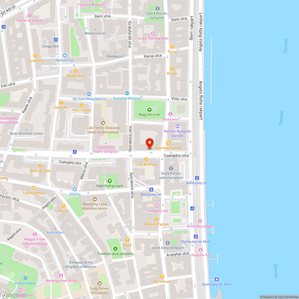 Elpusztult fák bejelentés helye